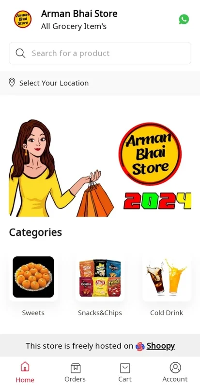 Arman Bhai Store for Android: India's Premier Grocery App