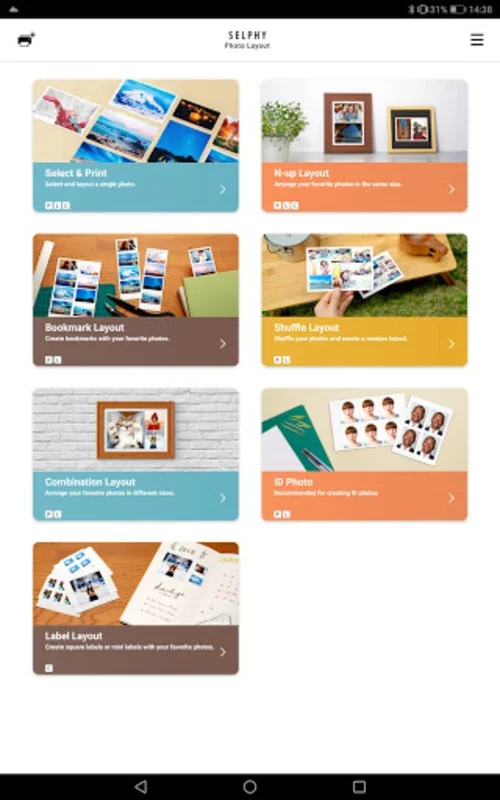 SELPHY Photo Layout for Android - Print & Personalize Photos