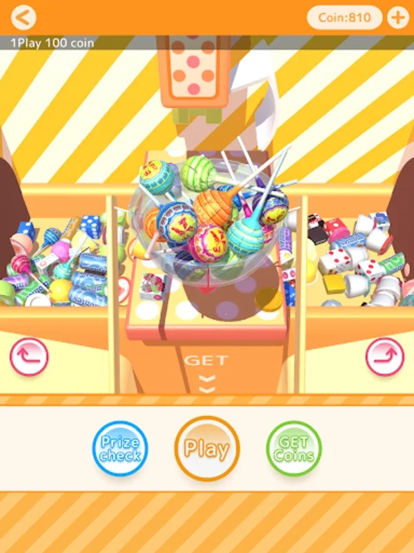 Sweet Claw Machine Game for Android - Realistic Candy Grabbing