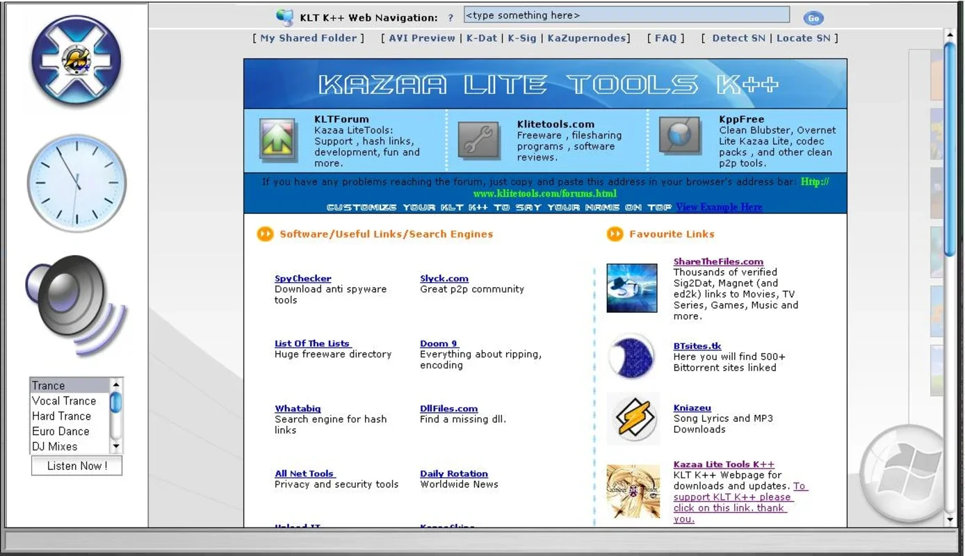 Kazaa Lite Tools for Windows - Enhanced File Sharing