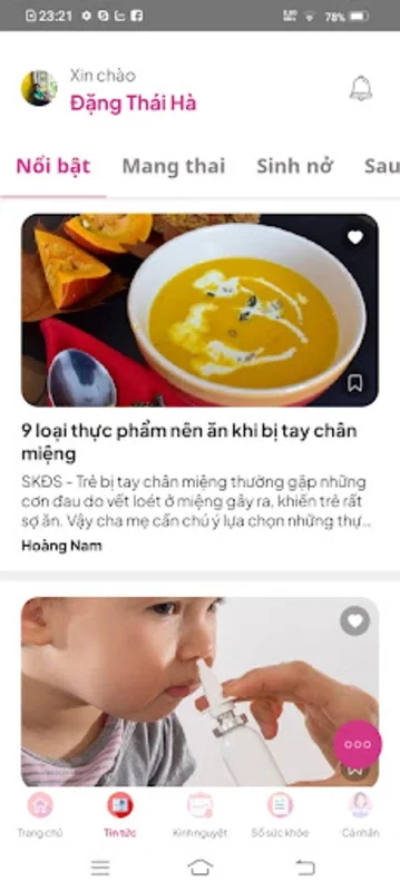 Sổ Bà Mẹ Và Trẻ Em for Android - Track Family Health