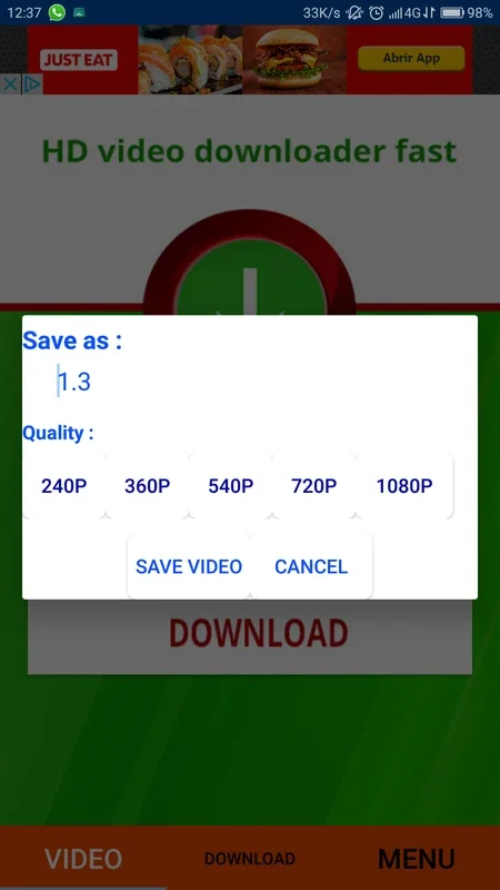 Video Downloader Fast HD for Android: Quick Video Downloads