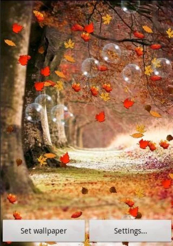 Autumn Live Wallpaper for Android - Immerse in Fall Beauty