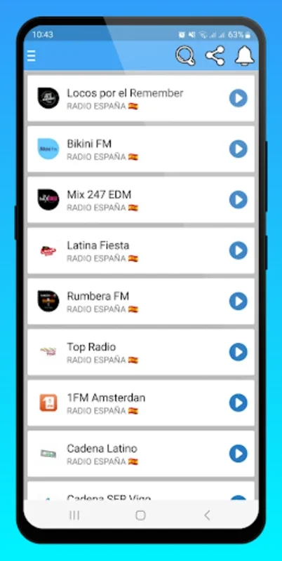 Emisoras de Radio Españolas for Android - Free Live Radio Streaming