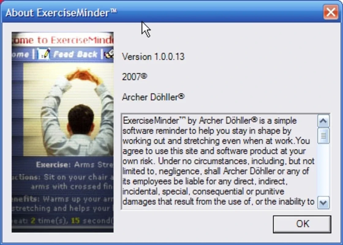 Exercise Minder for Windows: Manage Your Workouts