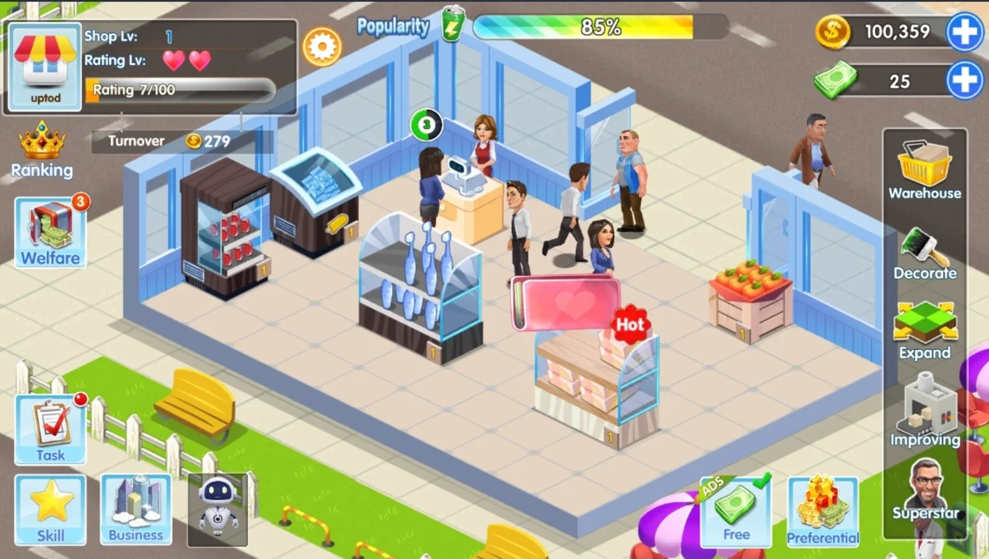 My Supermarket Story : Store Tycoon Simulation for Android - Build Your Supermarket Empire