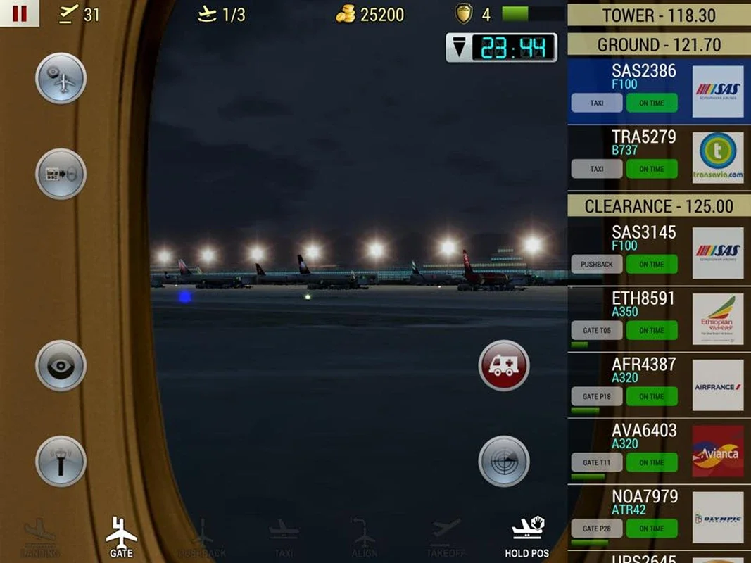 Unmatched Air Traffic Control for Android - Engaging Simulator