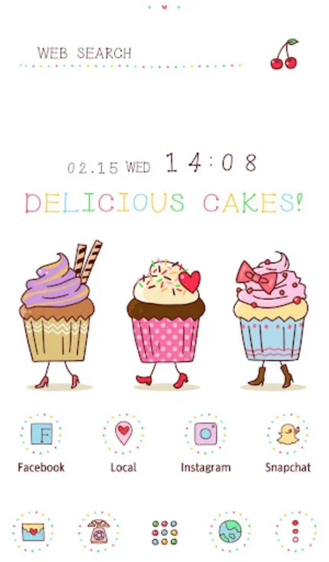 Funny Cupcakes Theme for Android - Download the APK from AppHuts