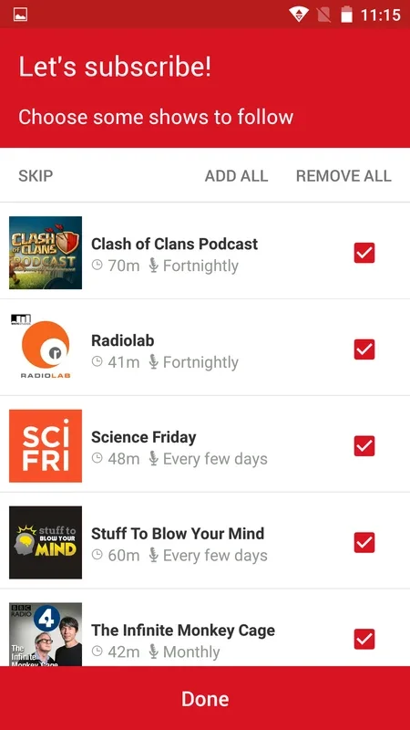 Podcast Player for Android - No Downloading Required