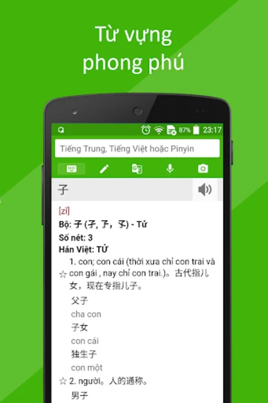 Tu dien Trung Viet for Android - Enhance Your Language Skills