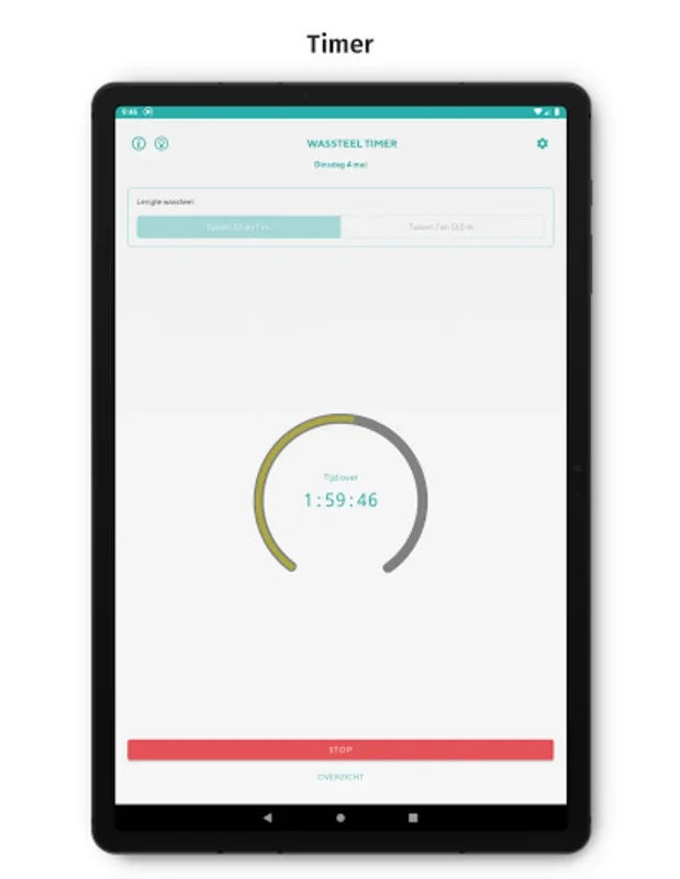 Wassteel timer for Android - Manage Window Cleaning Time