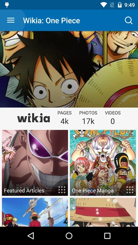 One Piece for Android - The Ultimate Anime Wiki