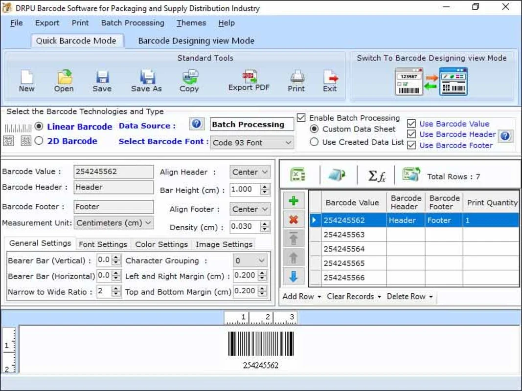 Distribution Barcode Creating Program for Windows - Streamline Shipping