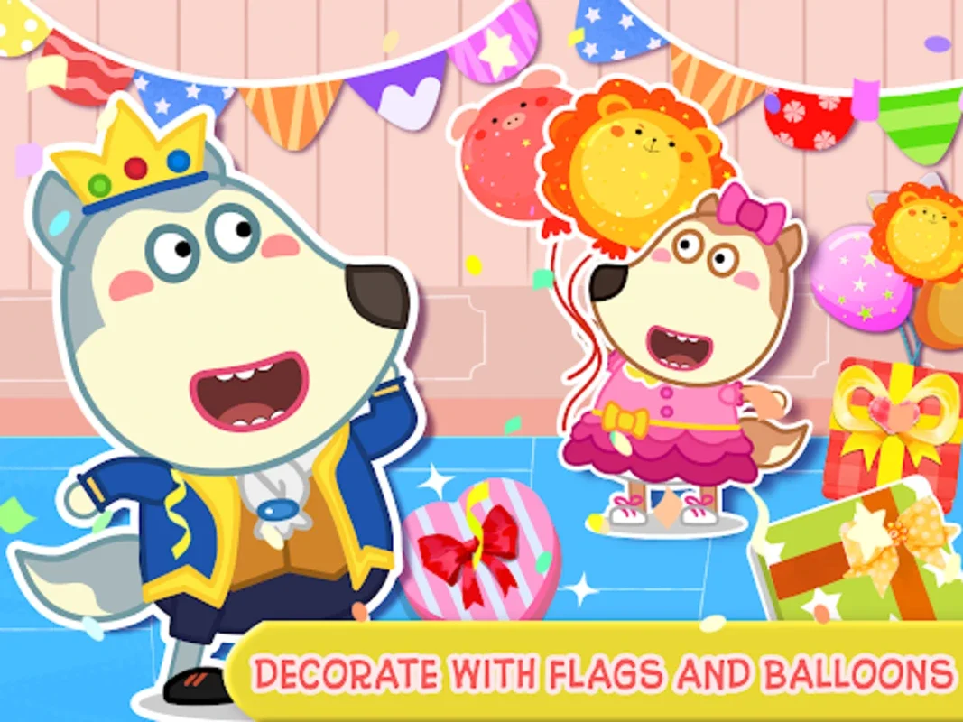 Wolfoo Prepares Birthday Party for Android - Engaging Party Planning