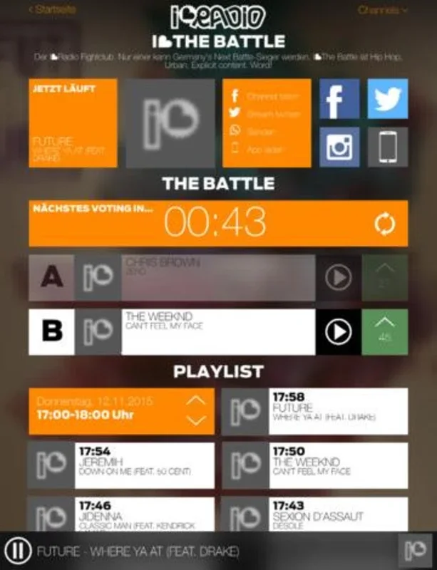 I LOVE RADIO for Android - Diverse Music Streaming