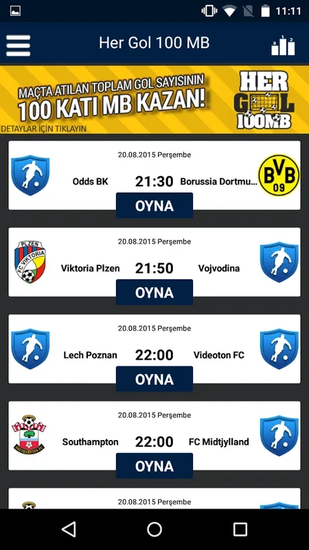 GollerCepte 1907 for Android: Stay Updated on Football