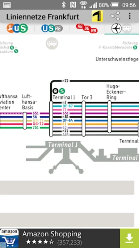 LineNetwork Frankfurt for Android - Seamless Transit Navigation