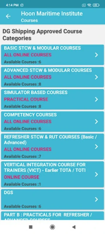 Hoon Maritime Institute for Android - Quality Maritime Courses