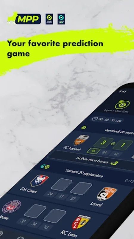 MPP - the social predictor for Android - Engage in Soccer Prediction Fun