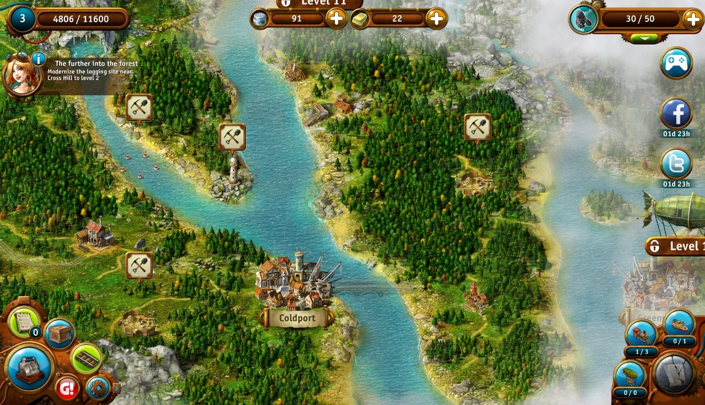 Transport Empire for Android - Build Your Steampunk Empire