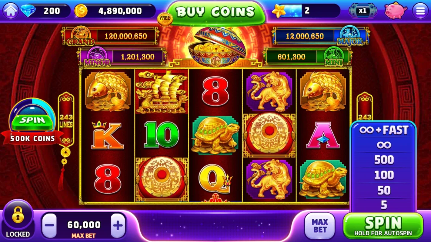 Cash Hoard Slots for Android - Thrilling Slot Experience