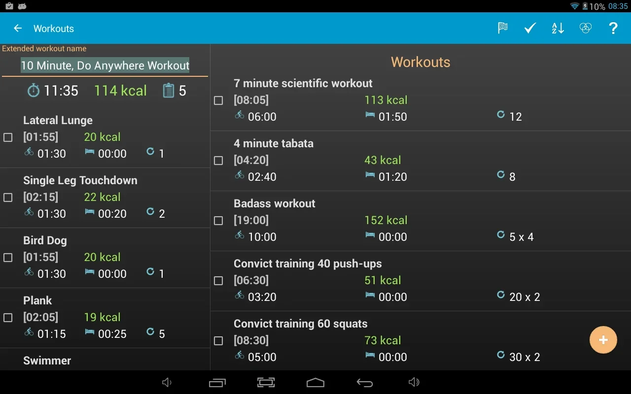 Interval Timer 4 HIIT Workout for Android: Customize Your Workouts