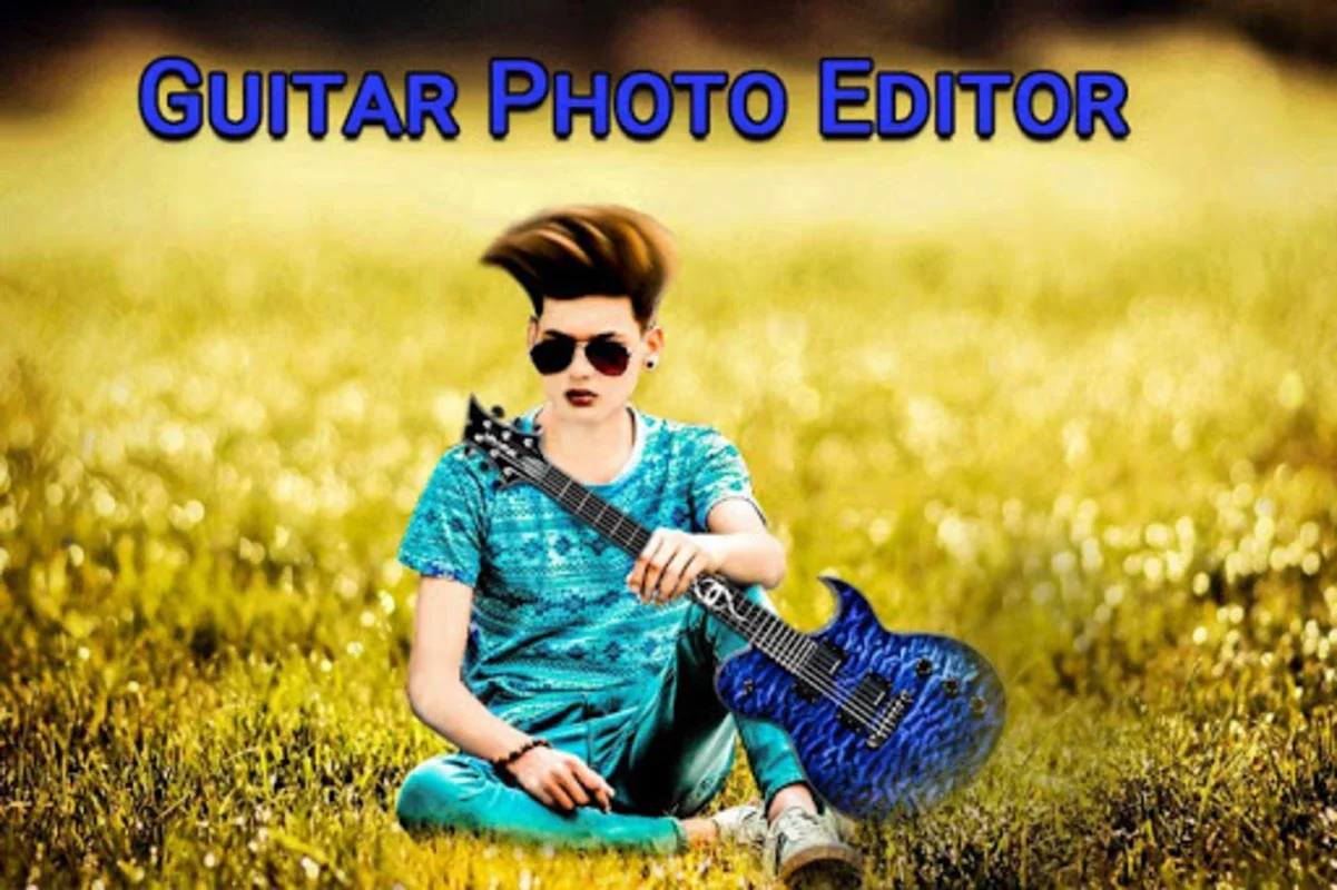 Guitar Photo Editor for Android: Intuitive Editing with Great Backgrounds