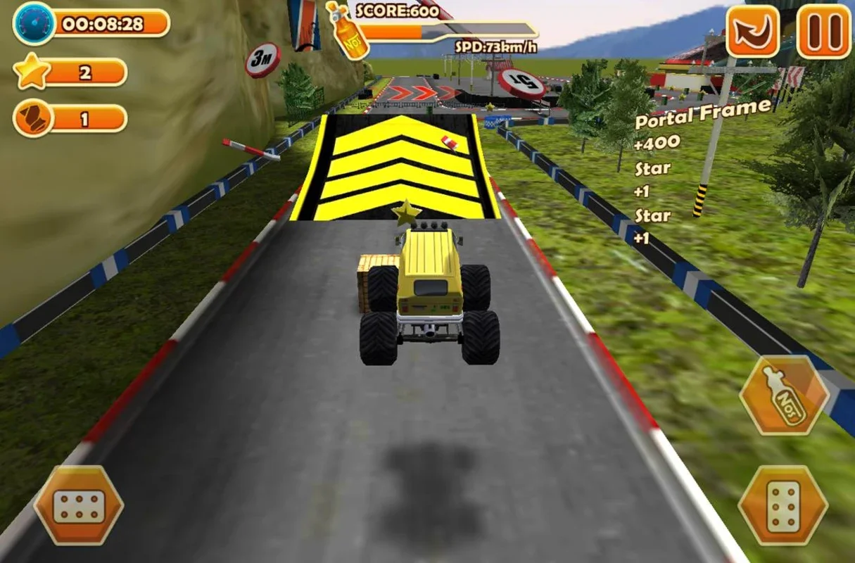 3D Stunts Monster Truck for Android - Thrilling Stunt Game