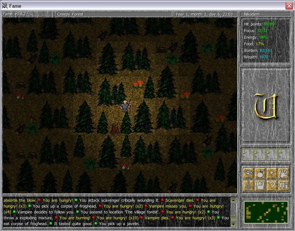 Fame for Windows - A Colossal Role-playing Adventure