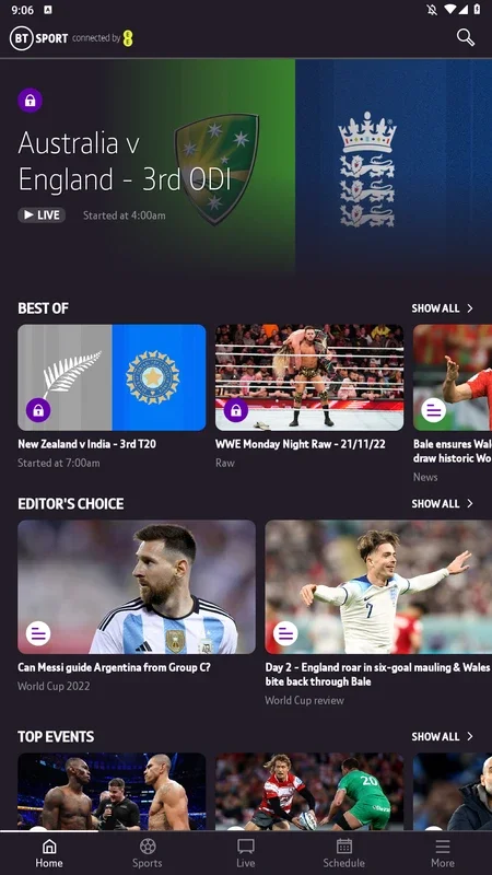 BT Sport for Android: Immersive Live Sports Experience