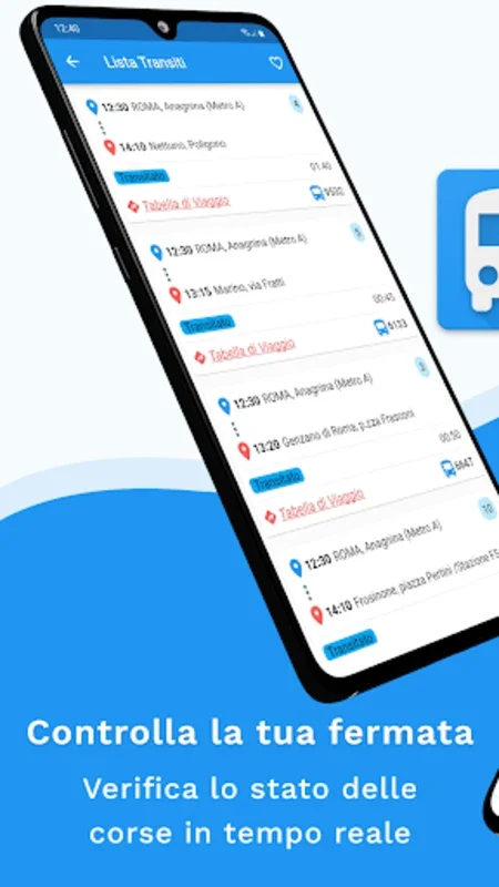 Cotral Mobile for Android: Real - Time Bus Schedules