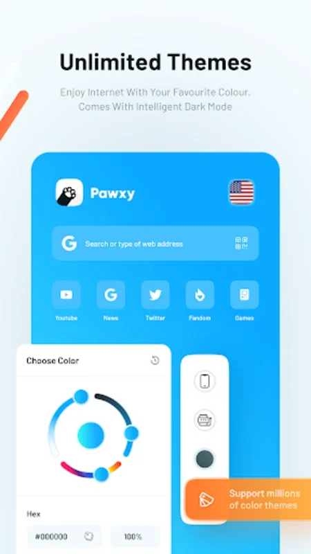 Pawxy: Private VPN Browser for Android - Secure Browsing at Your Fingertips