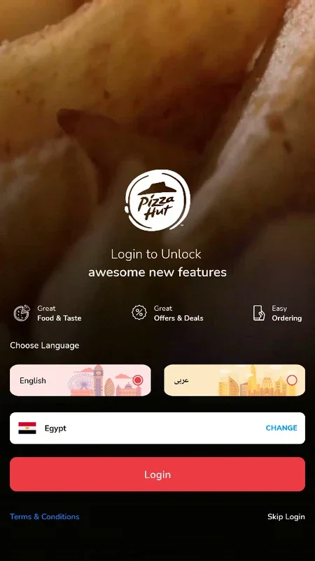 Pizza Hut Egypt for Android - Convenient Pizza Ordering