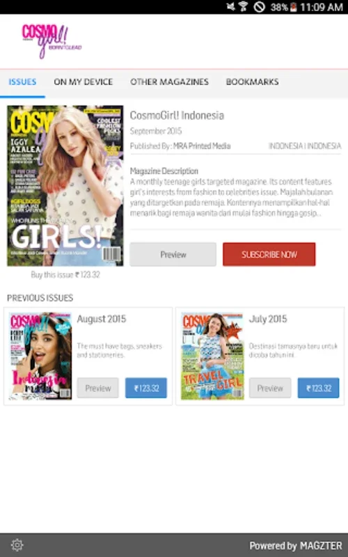 CosmoGirl! Indonesia for Android - Trendy Fashion & Celebrity News