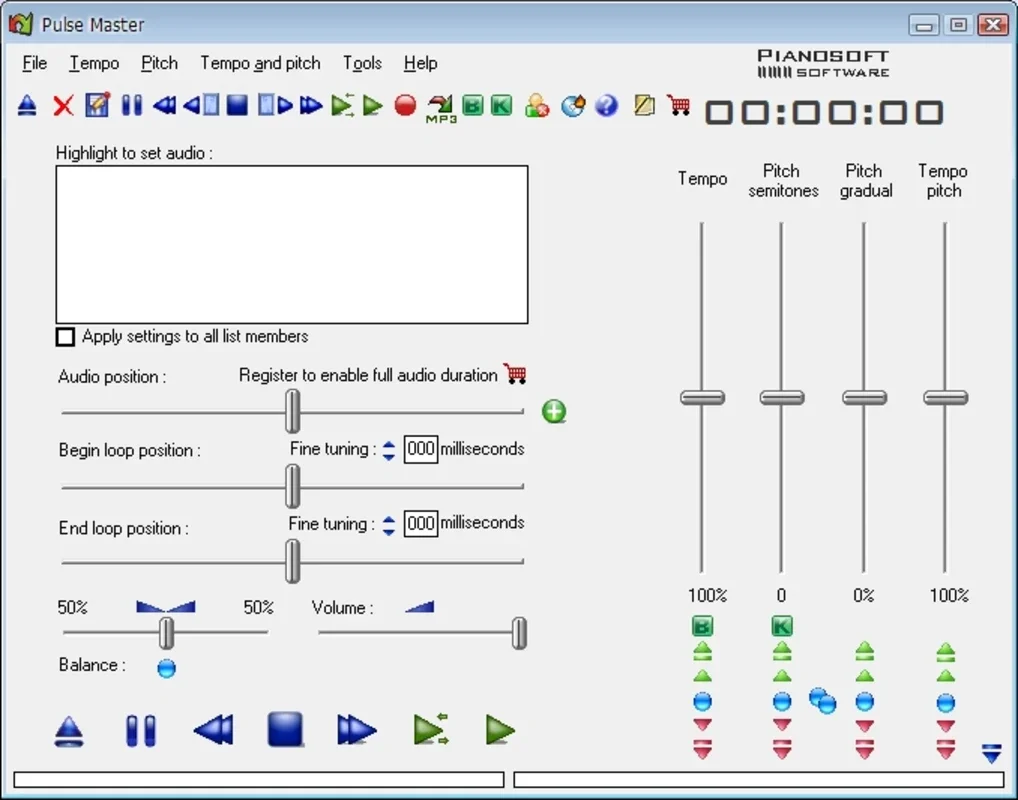 Pulse Master for Windows - Unique Audio Manipulation