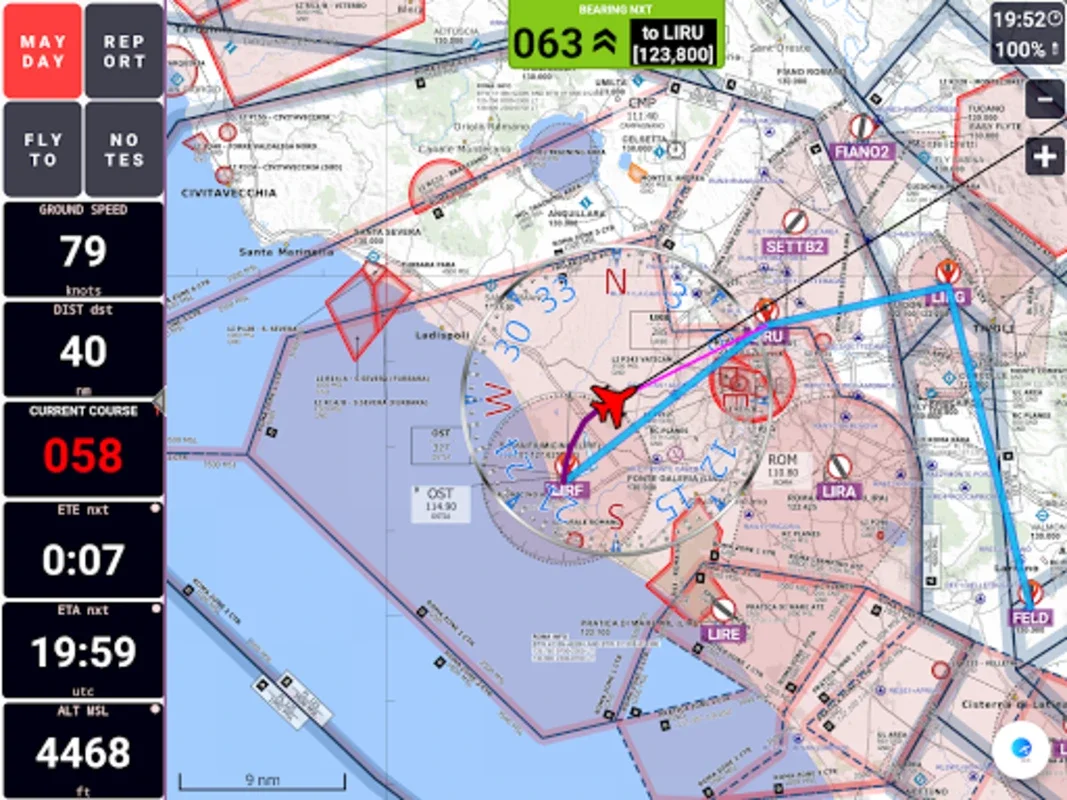 GPS Air Navigator for Android: Advanced VFR Navigation