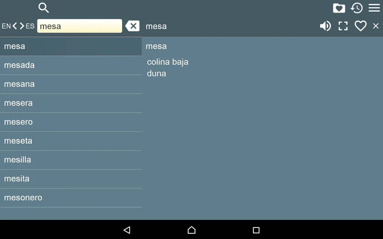 EN - ES Dictionary for Android: Bilingual Translation at Your Fingertips