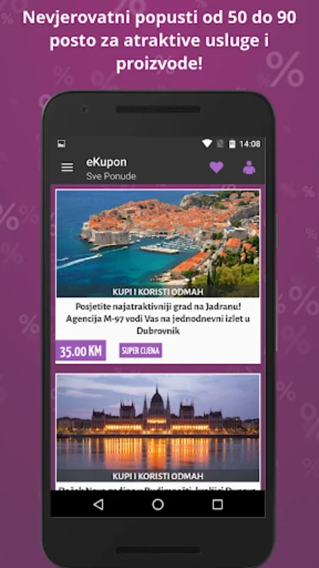 eKupon.ba for Android - Maximize Savings on Various Deals