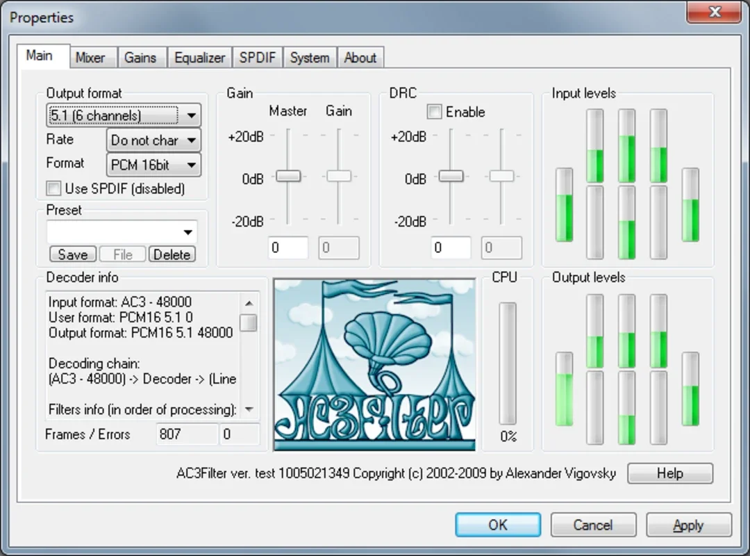 AC3Filter for Windows - Enhance Video Sound