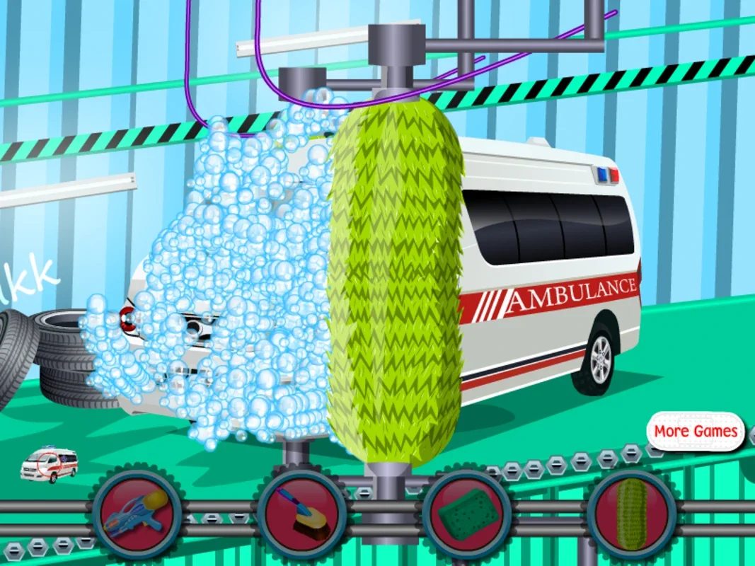 Ambulance Car Wash for Android - Fun Cleaning Experience