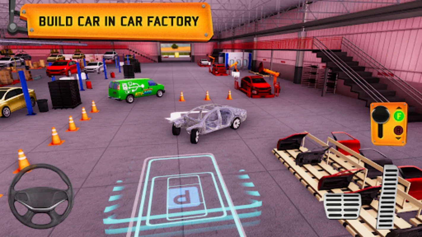 Car Factory Parking Simulator for Android - Immersive Vehicle Manufacturing