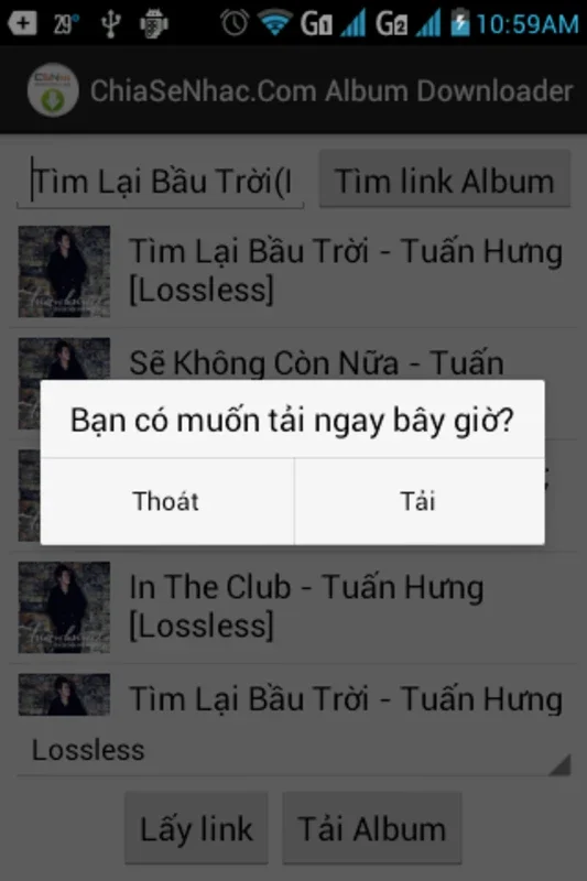 ChiaSeNhac.Com Album Downloader for Android - Effortless Music Downloads