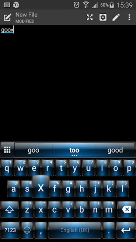 Emoji Keyboard Dusk Blue Theme for Android: Enhance Your Typing