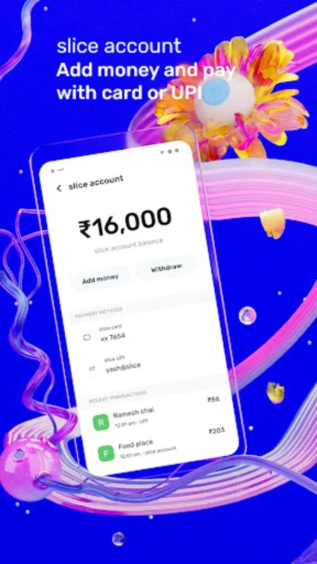 slice for Android - Manage Finances Effortlessly