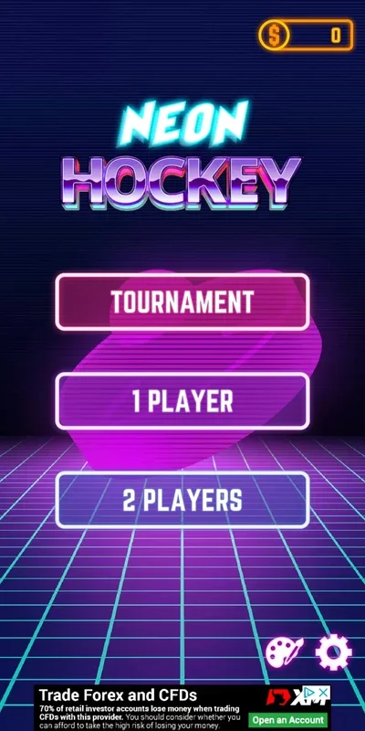 Neon Hockey for Android - Thrilling Air Hockey Game