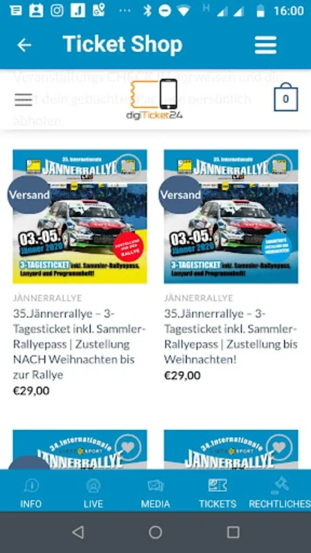 Jännerrallye – Die App zur Ral for Android: Immersive Rally experiences