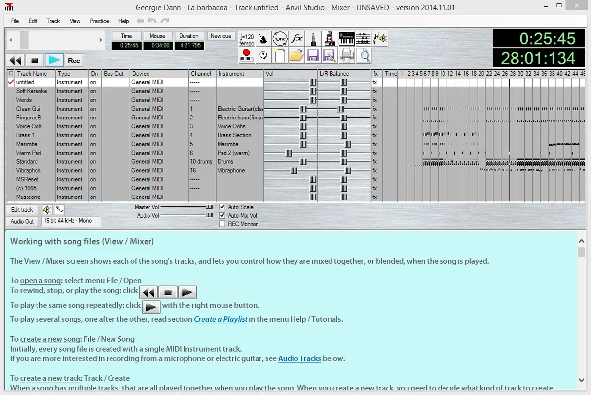 Anvil Studio for Windows - Create and Play MIDI Music