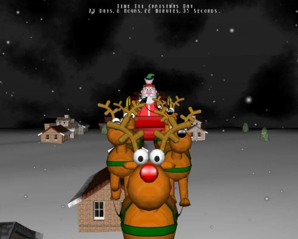 A Very 3D Christmas Screensaver: Immersive 3D Holiday Animation for Windows