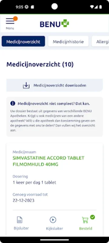 Mijn BENU for Android - Streamlined Medication Management