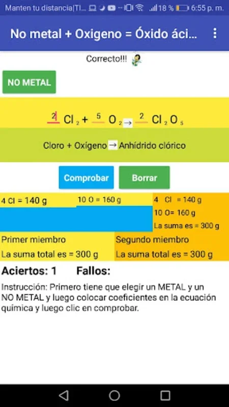 ÓXIDOS for Android: Enhance Chemistry Learning